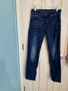 American Eagle Outfitters Navy Blue Slim Straight Men's Jeans
